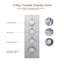 Système de douche thermostatique 3 fonctions avec 3 jets de corps et valve brute AquaRhapsody-69991490