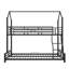 Lit superposé simple au-dessus d'un lit double Metal House-105764162