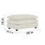Jeffers Chenille Fabric Upholstered 4-Piece Sectional Sofa-103878064-120921974