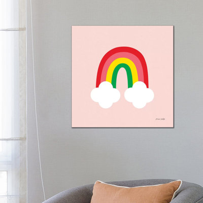 Bright Rainbow II by Ann Kelle - Wrapped Canvas Print