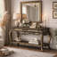 Console en bois Turnbow