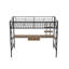 Lit mezzanine simple avec bureau Rumum par Mason & Marbles