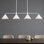 4 - Light Metal Chandelier