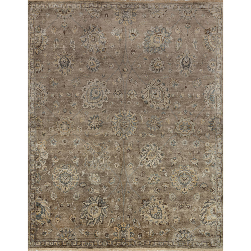 Hand Knotted Oriental Indoor Rug, Rectangle 8'6" x 11'6"