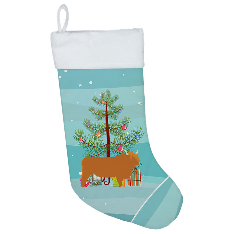 Highland Cow Christmas Stocking