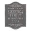 Buena 5-Line Wall Address Plaque-941561065-941561056