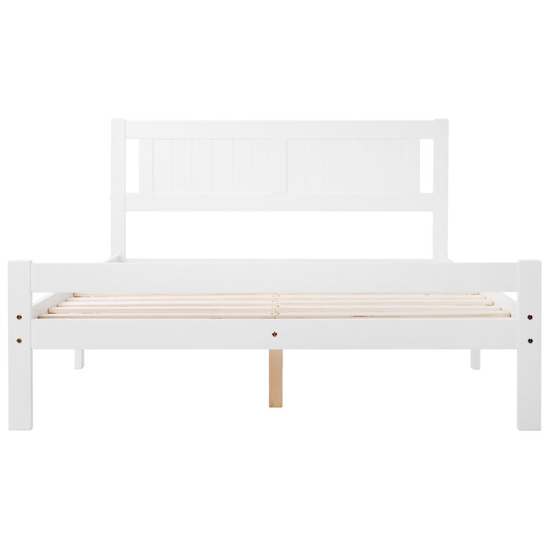Oxendine Solid Wood Bed, Double (4'6)