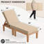 Coussin de chaise longue d'extérieur Wynee-726083913-726083923