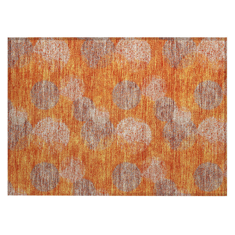 Chayden Washable Geometric Indoor / Outdoor Rug, Rectangle 1'8" x 2'6"