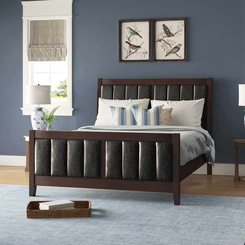 Amsha Vegan Leather Standard Bed, King