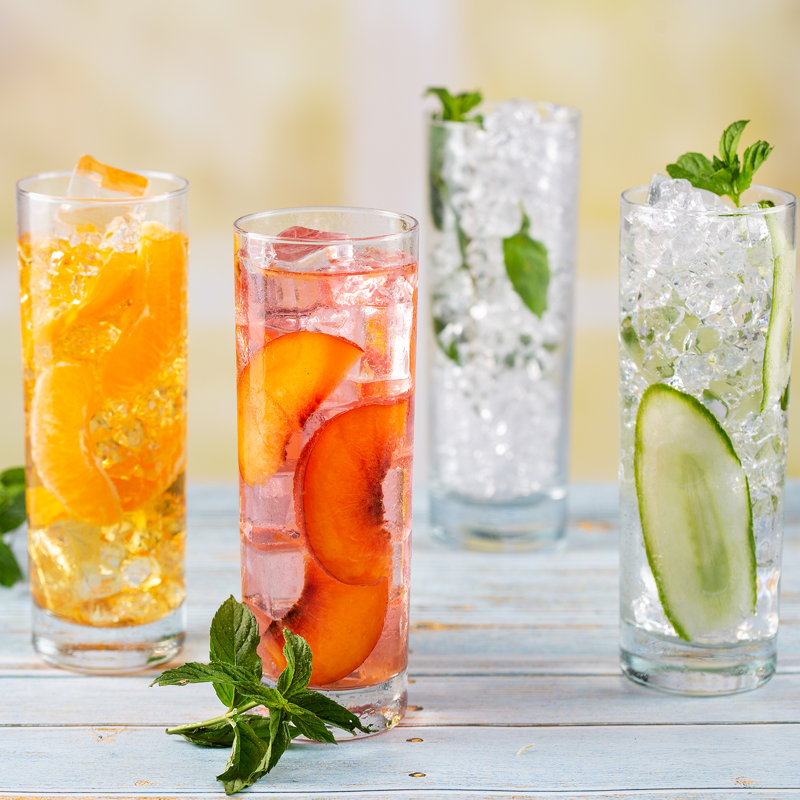 12.25oz. Handmade Highball Glass Set