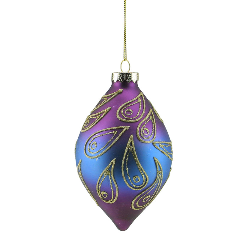 Ornement de Noël 5 po Regal Peacock