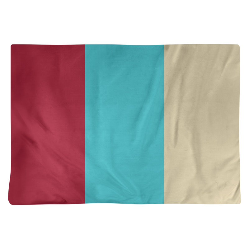 Récapitulatif en coton 18 po arizona, Rouge Sedona / bleu sarcelle / sable de Sonora