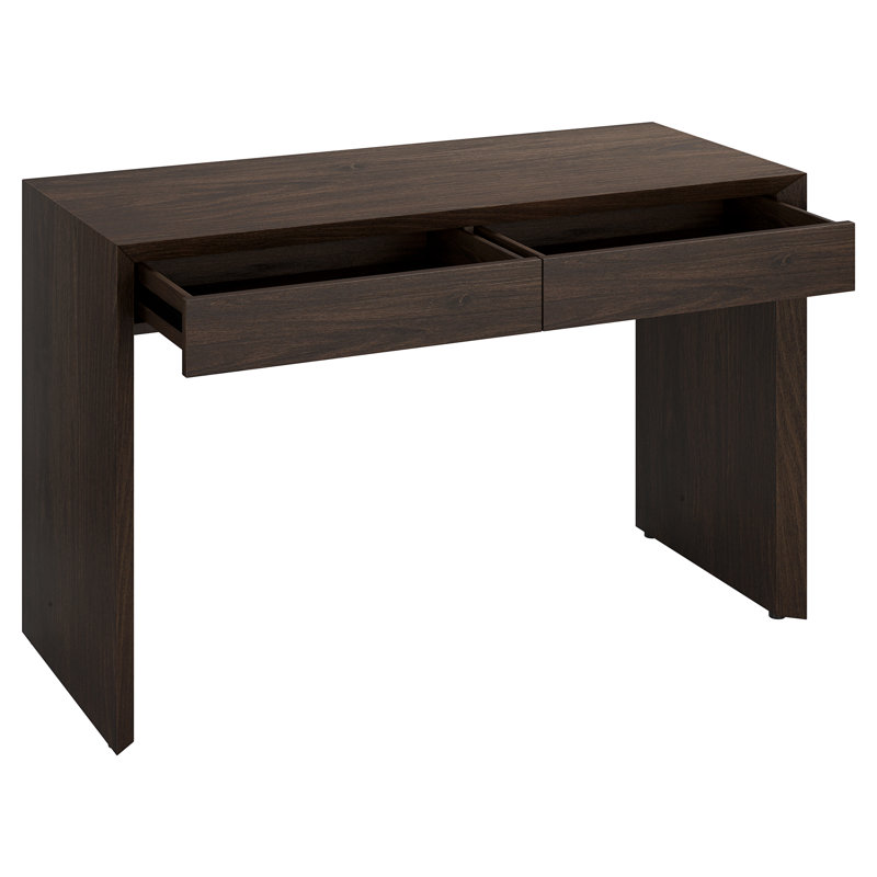 Bureau rectangulaire en aulne de 48 po de large Harlan, Brun aulne