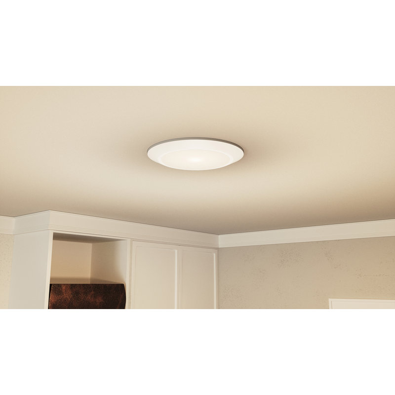 Diem 1-Light LED Flush Mount, 1.75" H x 12" W x 12" D, Fresco