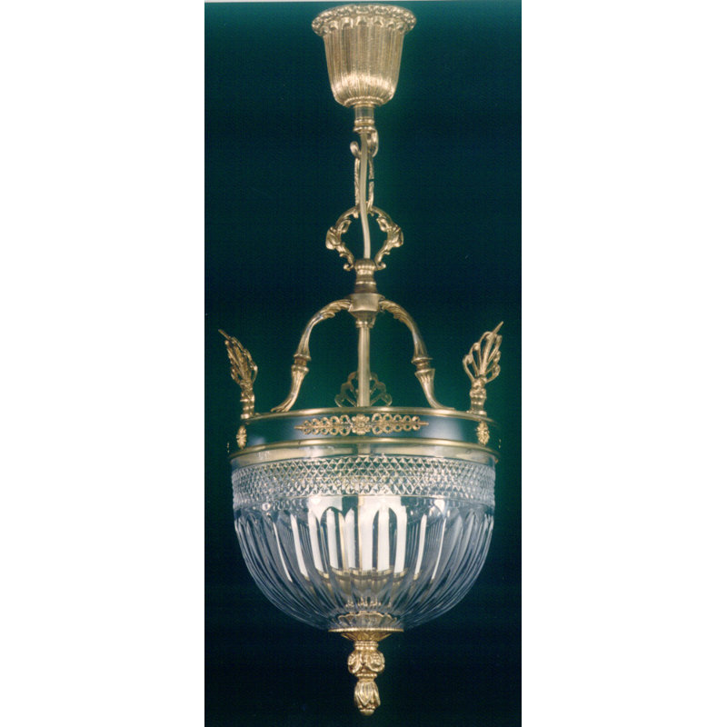 Devault 3 - Light Urn Pendant, French Gold