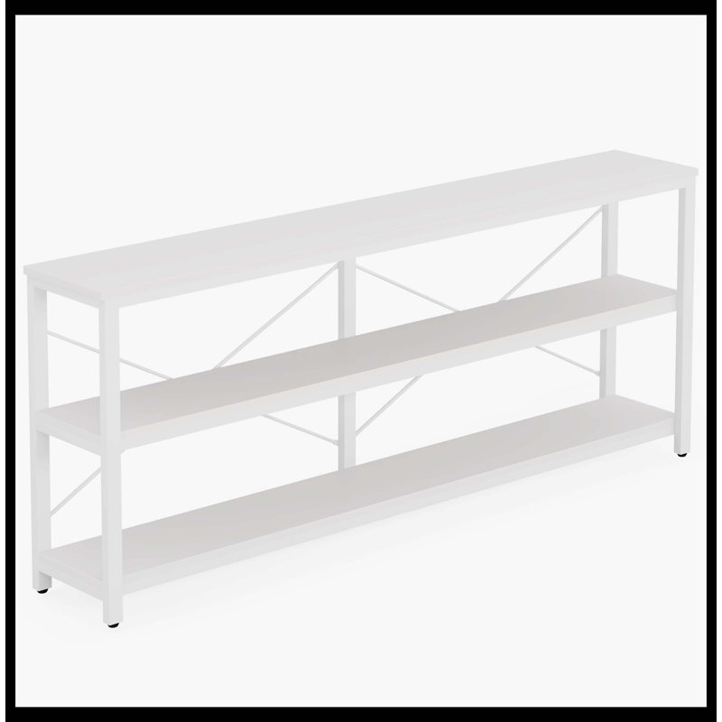 Console 70,9 po, canapé à 3 niveaux avec structure en métal