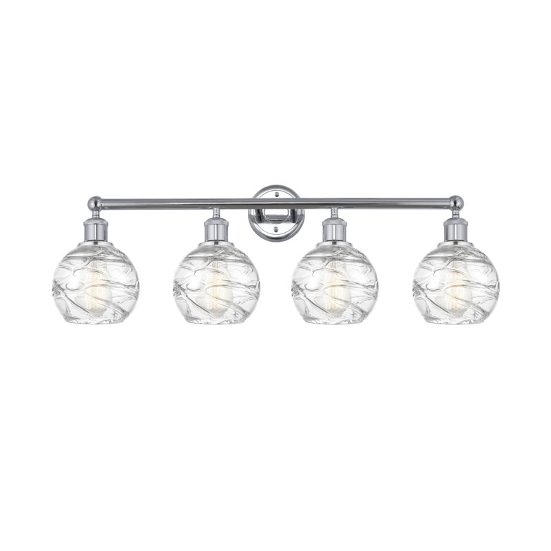 Éclairage pour meuble-lavabo 4 lumières 33 po Cambria, Chrome poli