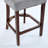 Mid Century Modern Counter Height Bar Stools Set Of 2, Farmhouse Linen Fabric Upholstered Accent Chair Curved Backrest With Copper Nails Around,Kitchen Chairs With Hardwood Frame-1624804547