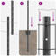 Vidaxl Fence With Posts Steel-116798032-116798034