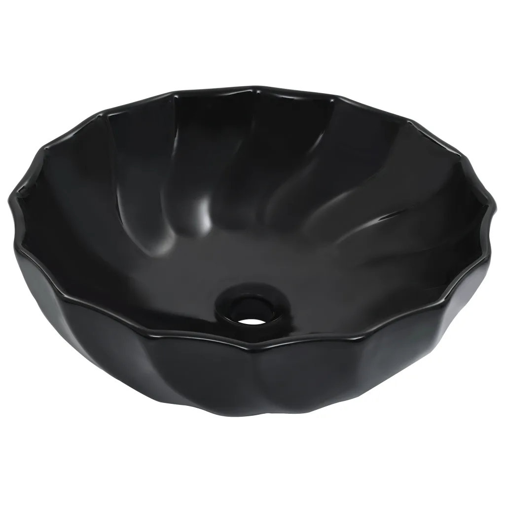 Solihull Wash Basin 46 x 17cm Ceramic Bathroom Wash Bowl Sink Unit