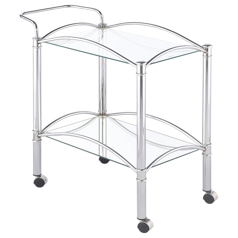Chariot-bar 2 tablettes