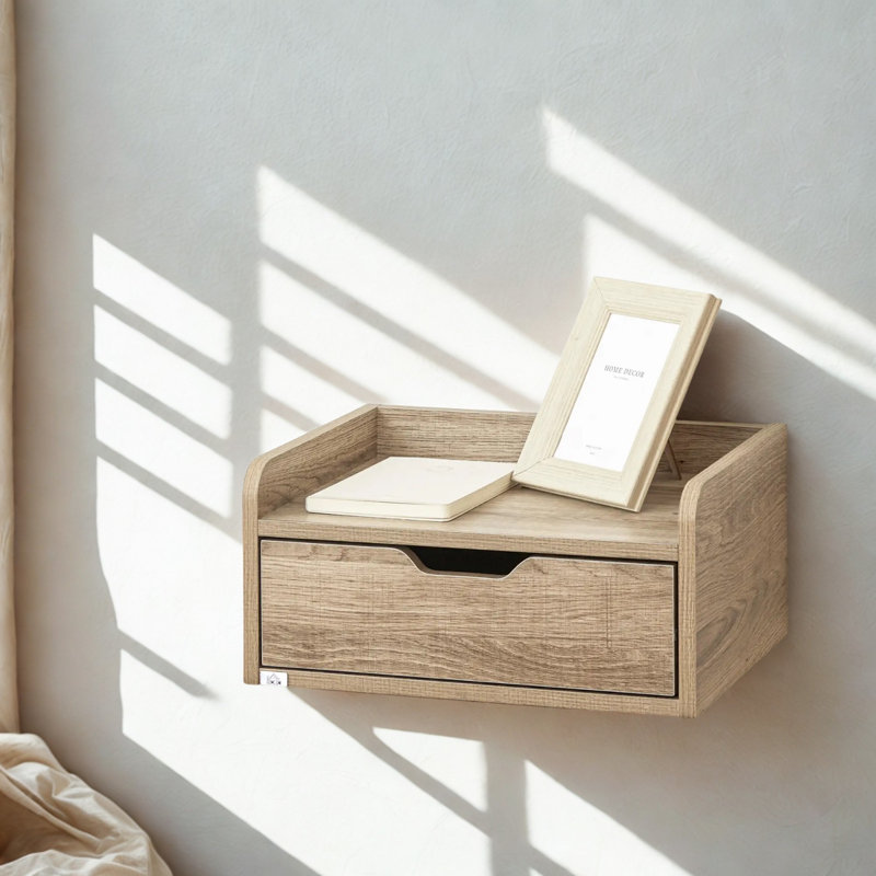 Tasleema 40 cm W Bedside Table