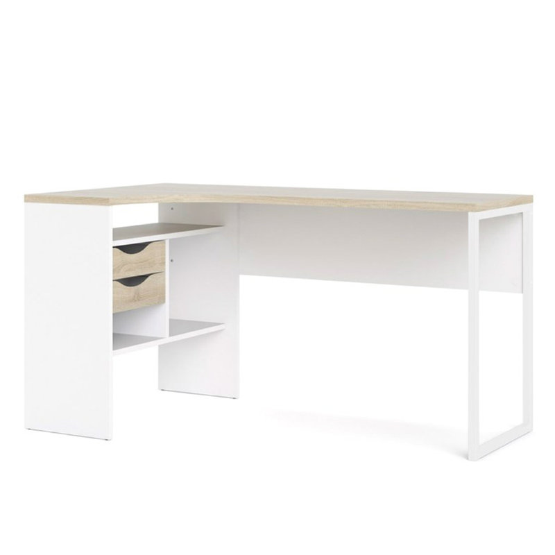 Ajnag L-Shaped Secretary Desk