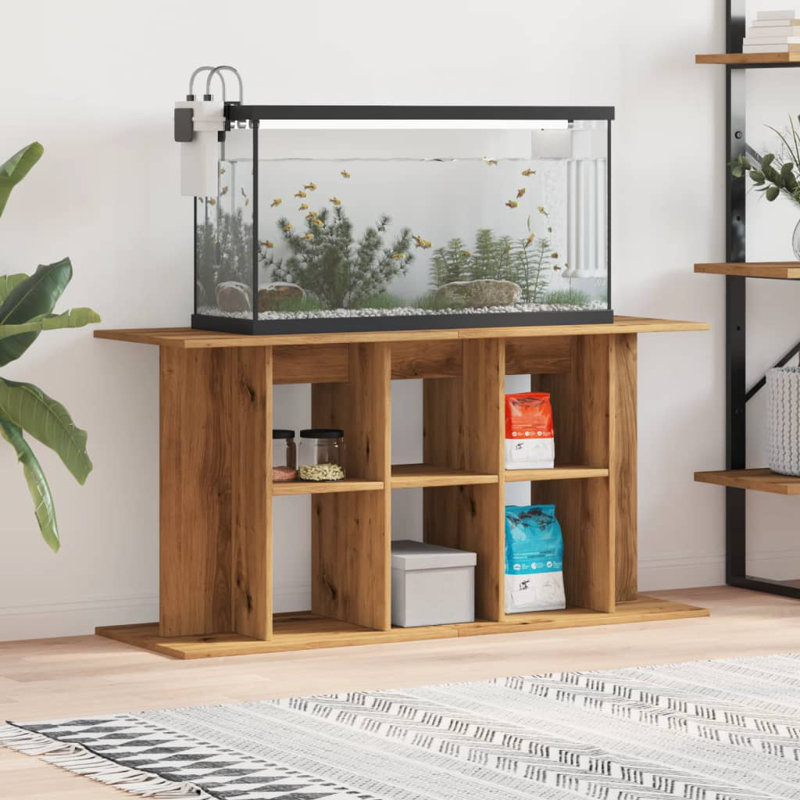 Morada Aquarium Stand, Artisan Oak, 60cm H x 120cm W x 40cm D