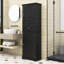 Armoire de rangement luxueuse en bois avec tablettes réglables-2109175860-2080848715