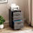 17'' Wide 2 -Drawer Mobile File Cabinet-1126637788