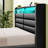 Wenda Bed Frame with 4 Storage Drawers and LED Lights, Upholstered Bed with Headboard and Charging Station-1367721655-1367721648