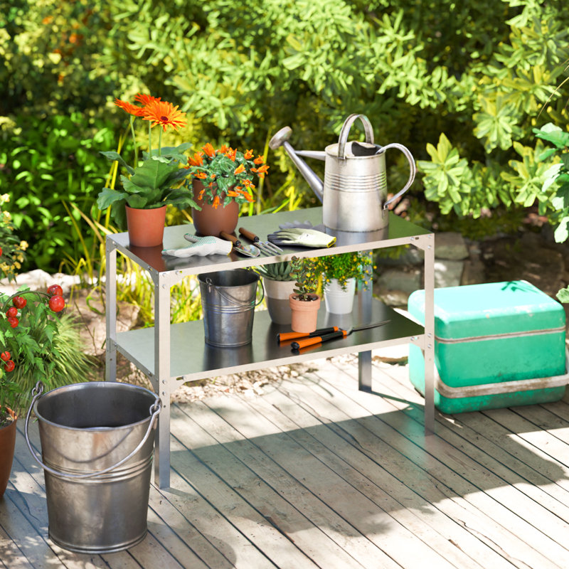 Galvanised Steel Potting Bench