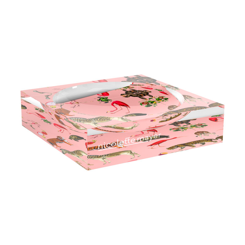Exotix Flamingo Acrylic Candy Catchall Dish