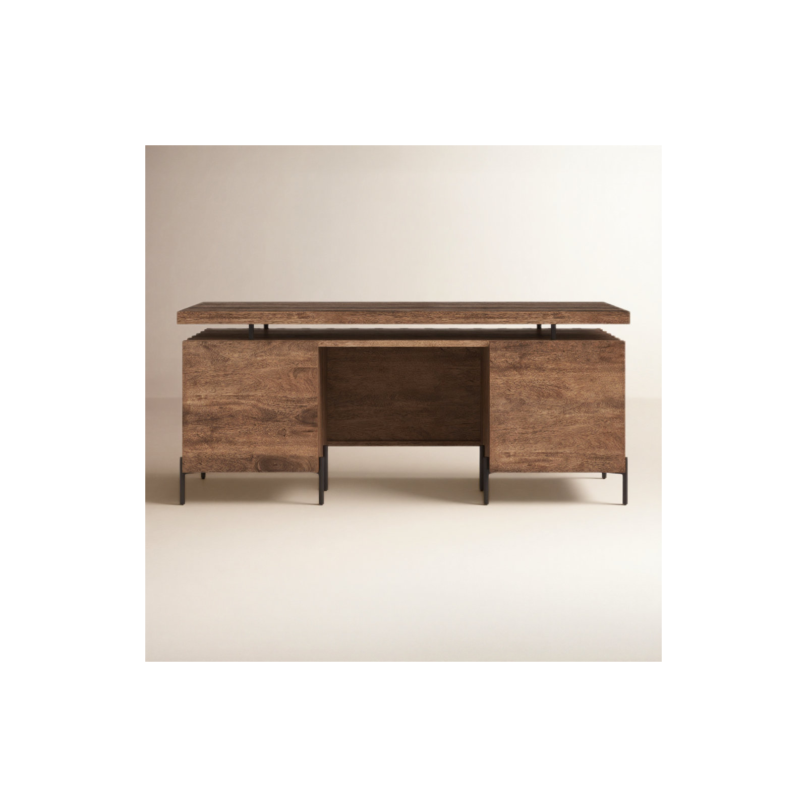 Rori Credenza Desk, Brown