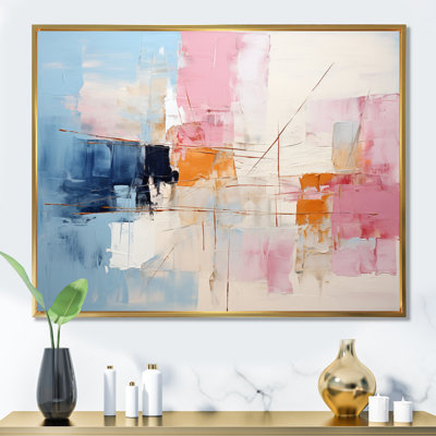 Patchwork abstrait IV sur toile