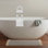 Barrière de sécurité réglable pour baignoire avec poignée triple, capacité de 300 lb