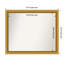 Townhouse Gold Non-Beveled Bathroom Wall Mirror-1016737296