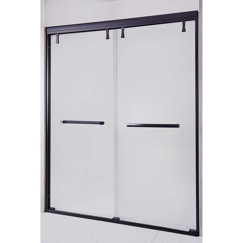 Shower Doors, Matte Black