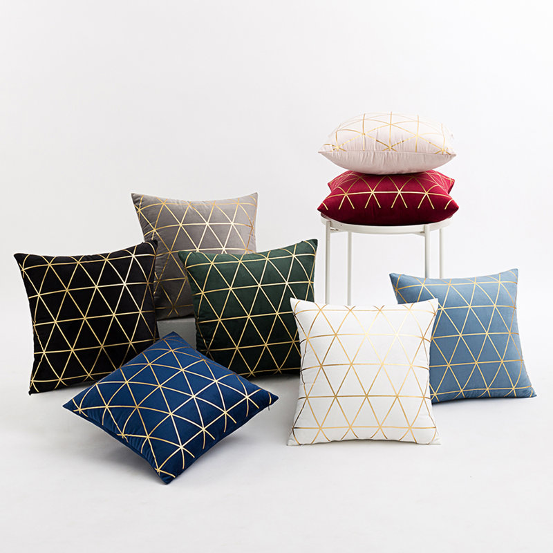  Housse de coussin carré et insert, Vert foncé, 20 po x 20 po, Polyester