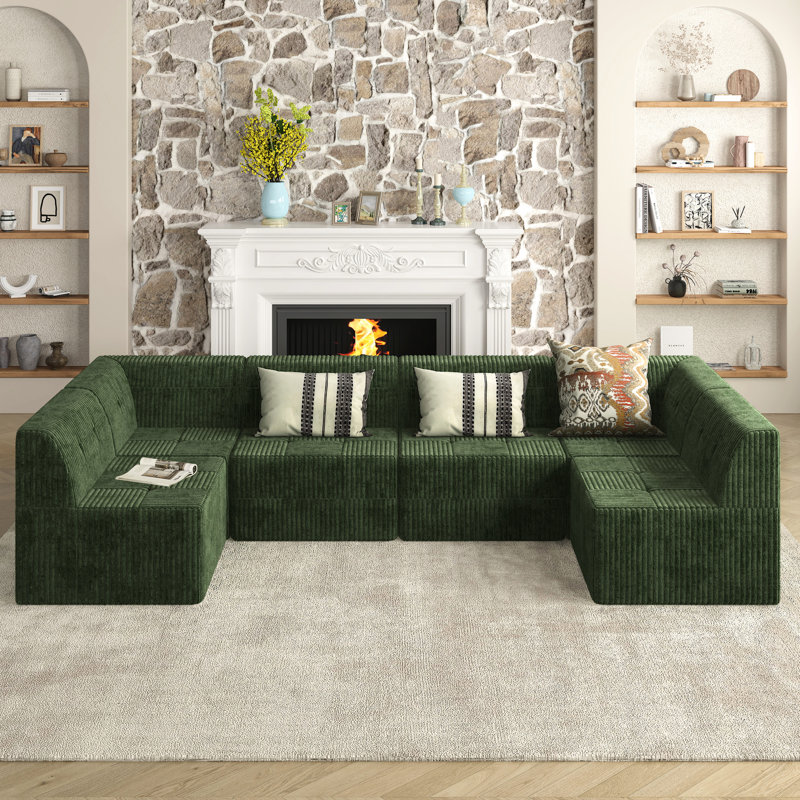 Canapé modulaire rembourré, style moderne pour la maison, confort rembourré de mousse, sièges spacieux, aucun assemblage requis dans le salon et la chambre à coucher, look minimaliste compressé, sièges confortables, option de canapé-lit, requis