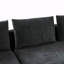 Canapé modulaire avec canapé en L de 93,7 po et compartiment de rangement en bois pour le salon-323351493