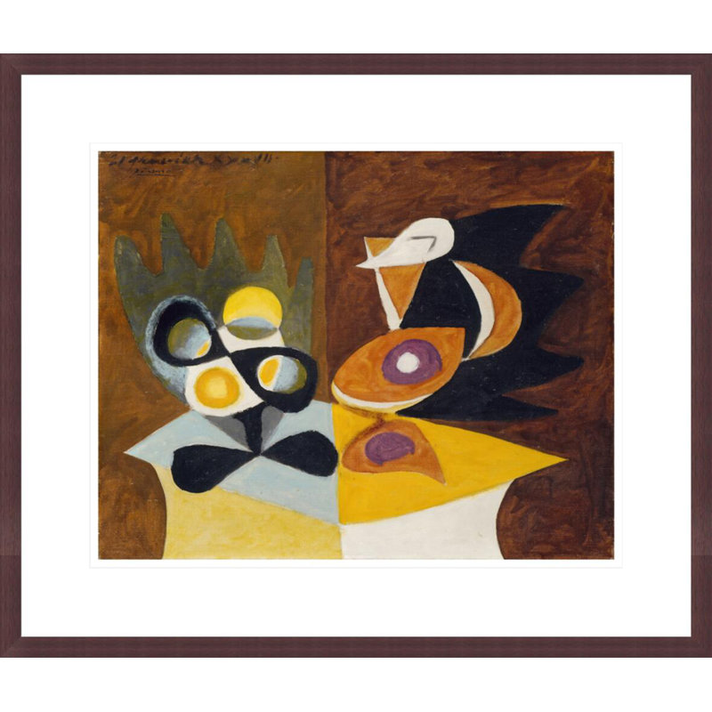 Nature morte: assiette à fruits et pichet (Natue morte: compotier et cruche) par Pablo Picasso - Impression sur toile