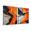 2 Piece Wrapped Canvas Wall Art