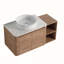 Meuble-lavabo mural de 42 po avec lavabo d'art en céramique, portes à fermeture en douceur et tablettes de rangement pour salles de bain modernes-1882508792-1882508795