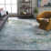 Etta Abstract Light Blue/Green Area Rug