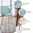 Asotin 26" Seat Height Swivel Upholstered Counter Stools Barstool with Backrest Footrest for Kitchen Island Dining Room-1854403124-1854403130
