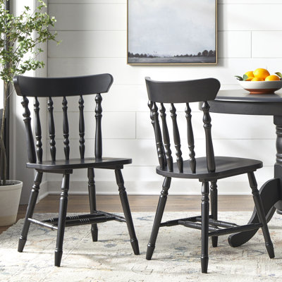 Isabella Spindle Back Chair (Set of 2) by Ophelia & Co.