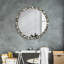Huldar Glass Flat Wall Mirror