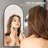 Arched Recessed Metal Bathroom Medicine Cabinet with Mirror，NO Assembly Required-105532788
